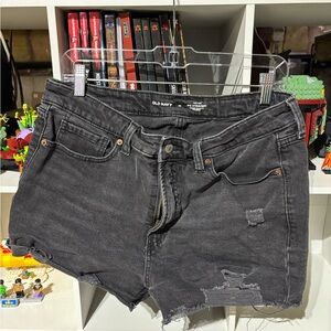 Old Navy Women's Charcoal Jean Shorts